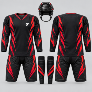 Black-and-crimson-ice-hockey-uniform
