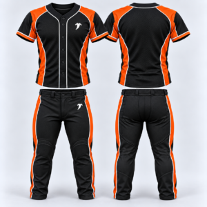 Black-and-orange-baseball-uniform-