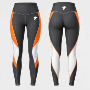 Charcoal-Orange-Leggings