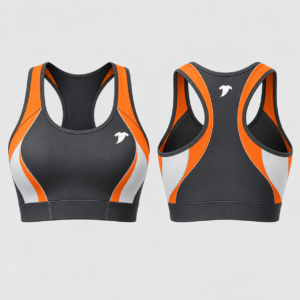 Charcoal-Racerback-Bra