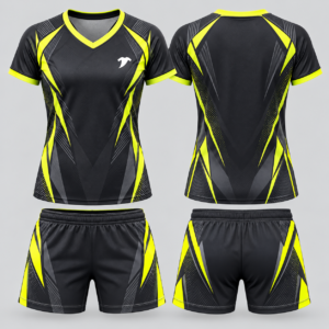 Charcoal-neon-volleyball-uniform