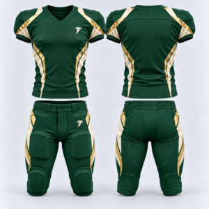Forest-Green-Chevron-Football-Uniform-