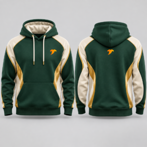 Forest-Green-Color-Blocked-Hoodie