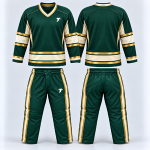 Forest Green Hockeya Uniform Mockup-3