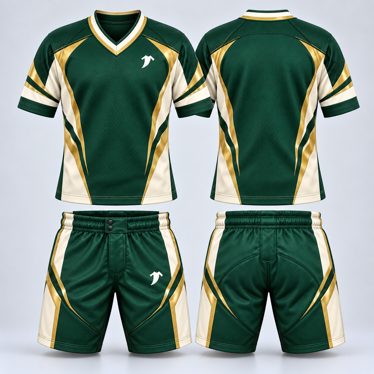 Forest-Green-and-Gold-Rugby-Uniform
