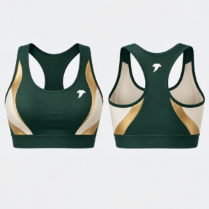 Forest-green-racerback-sports-bra