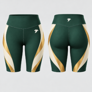 Forest-green-yoga-shorts