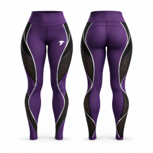 blue and black legging