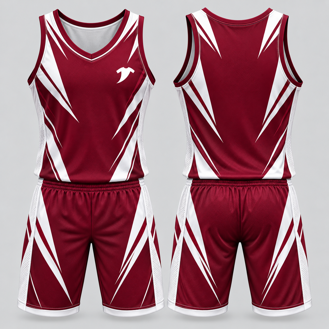 Maroon-Basketball-Uniform