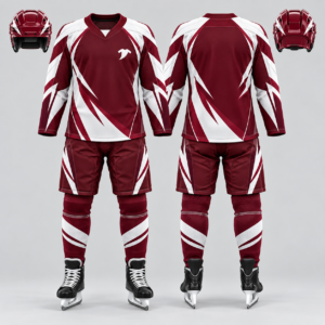 Maroon-Ice-Hockey-Uniform
