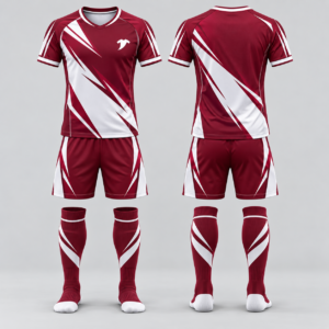 Maroon-soccer-kit