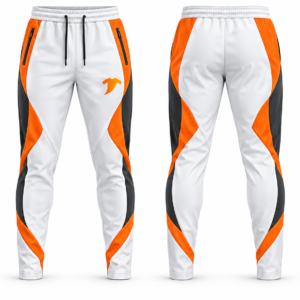 Orange-charcoal-athletic-trouser