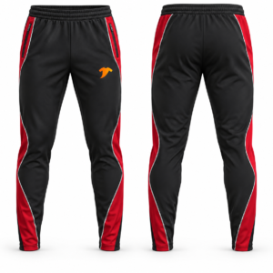 Premium Black Crimson Trousers, Front and Back-31 Premium-Black-Crimson-Trousers