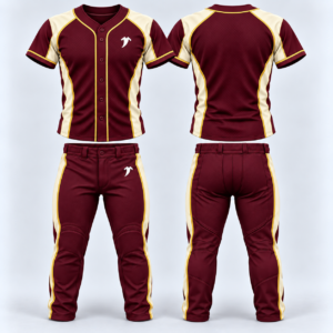 Premium-maroon-baseball-uniform