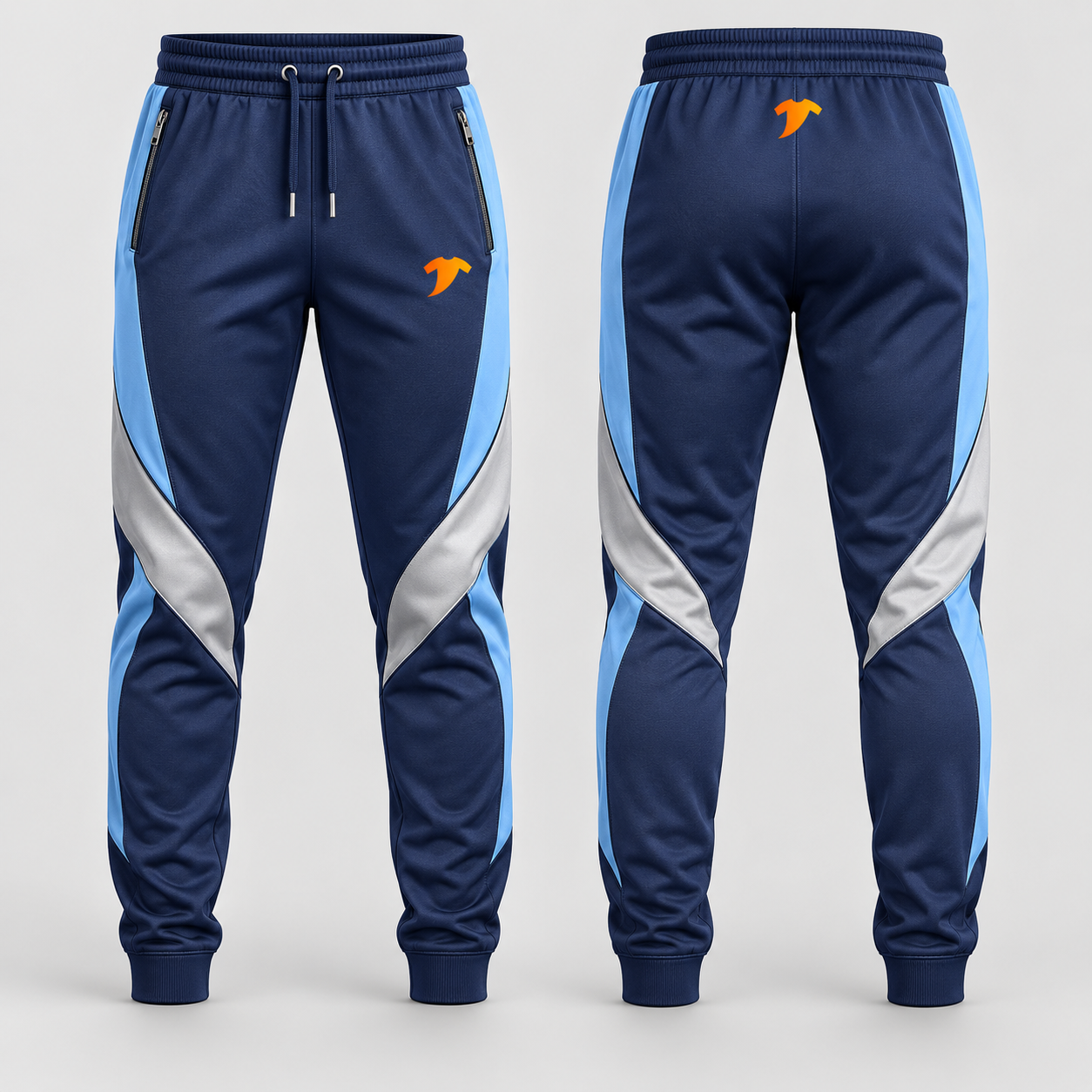 Premium-navy-color-blocked-trouser