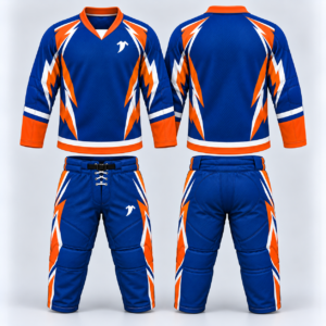 Royal blue lightning hockey uniform mockup-4 Royal blue lightning hockey uniform mockup-4
