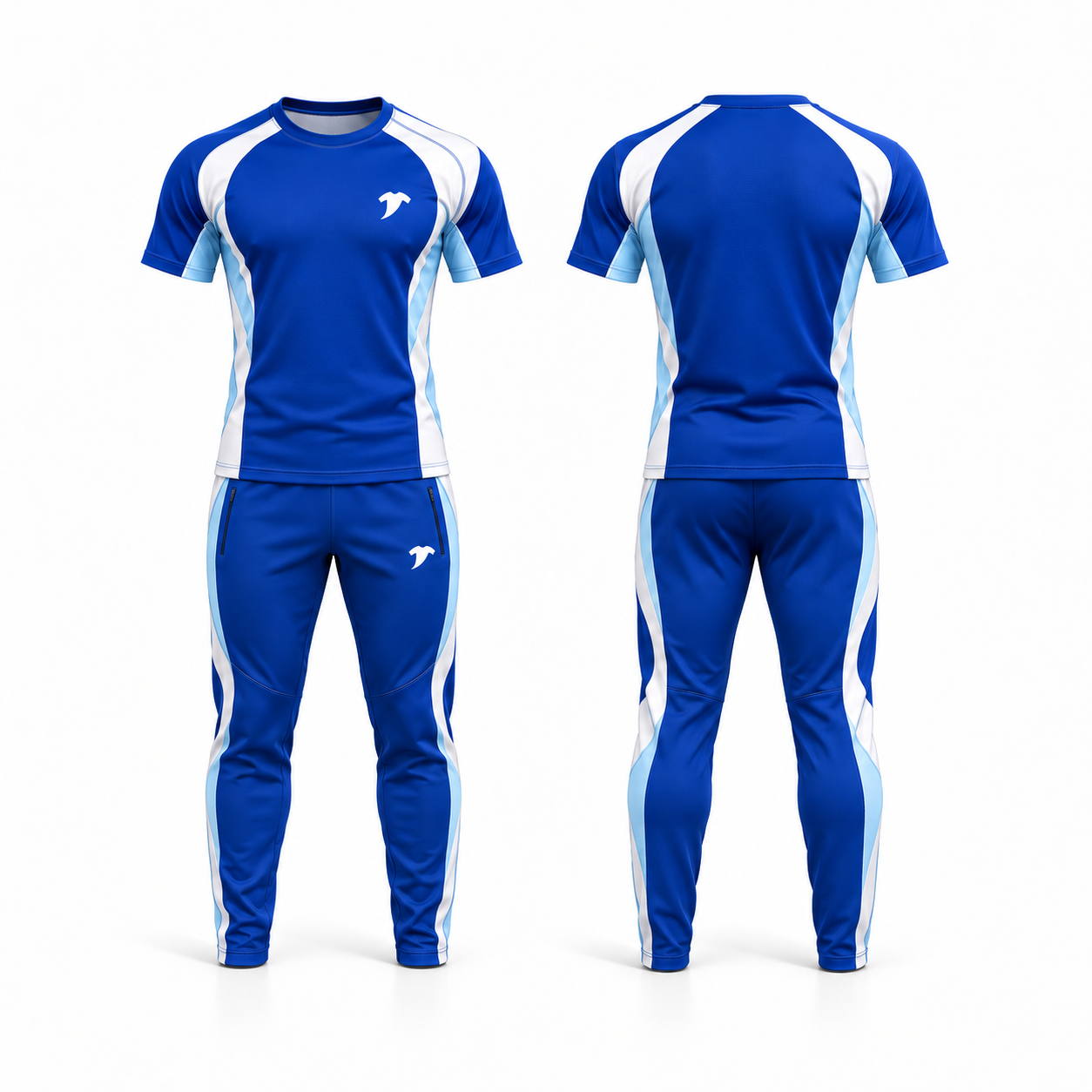 blue sport wear