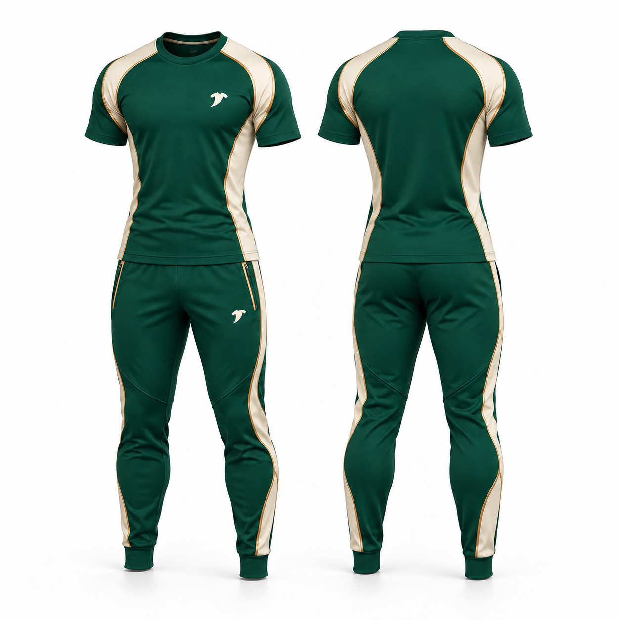 green sport wear
