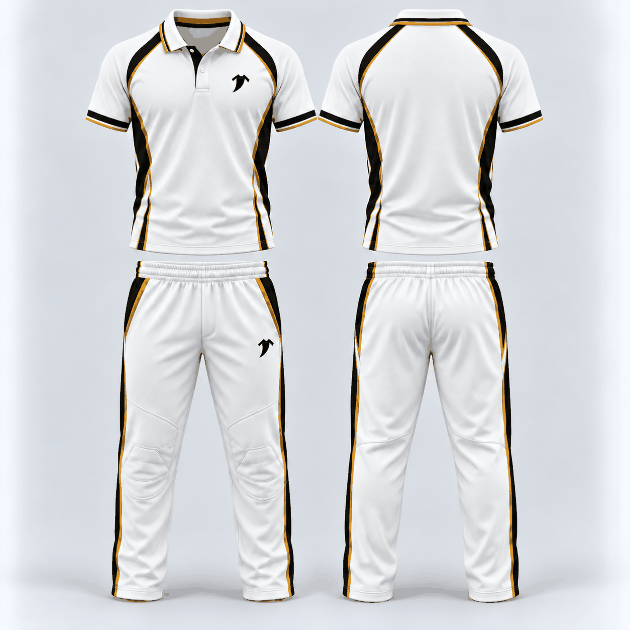 Premium white cricket uniform - Image 5