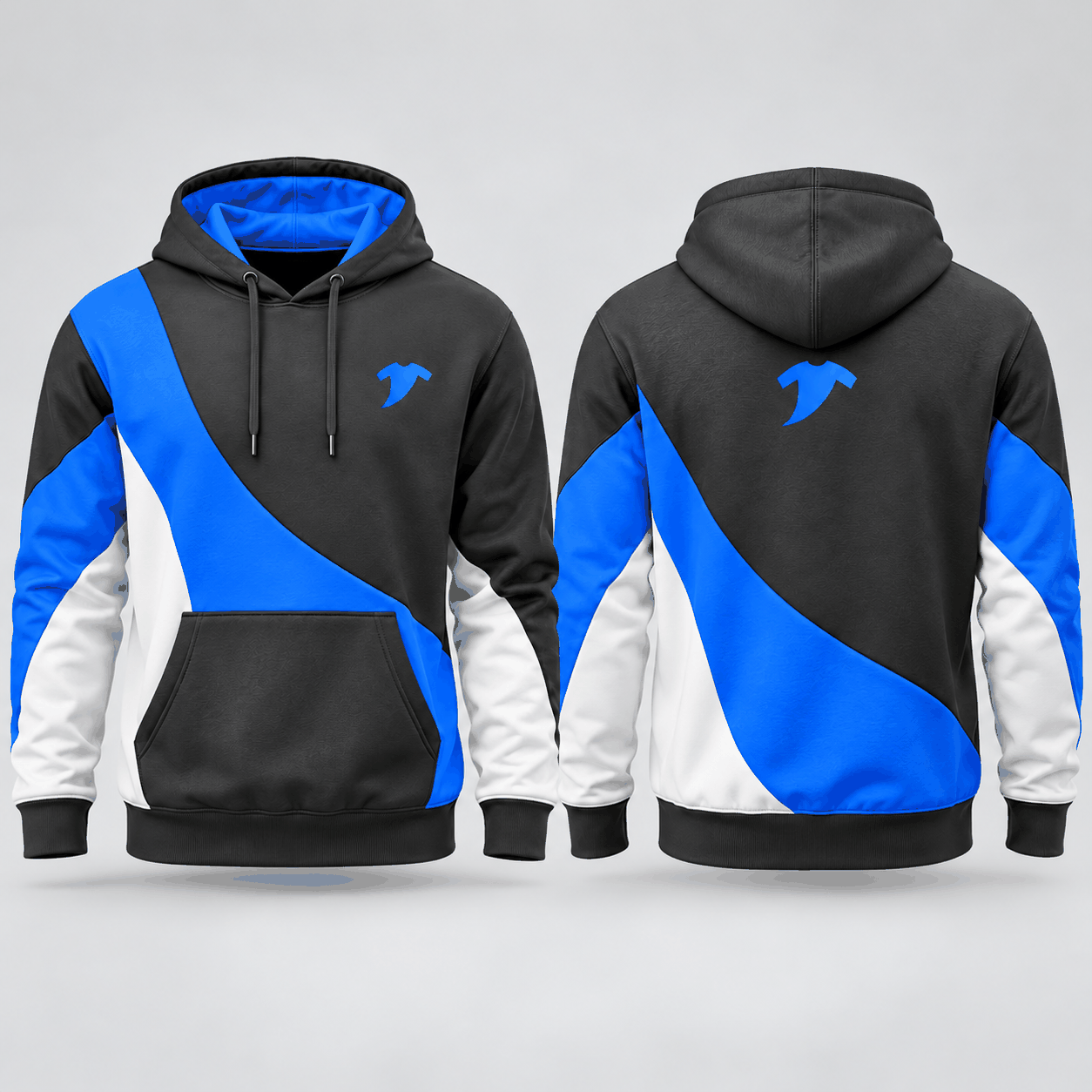 Premium charcoal orange hoodie - Image 5