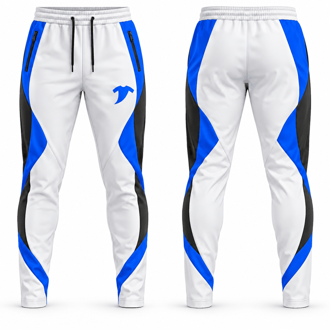 Orange charcoal athletic trouser - Image 5