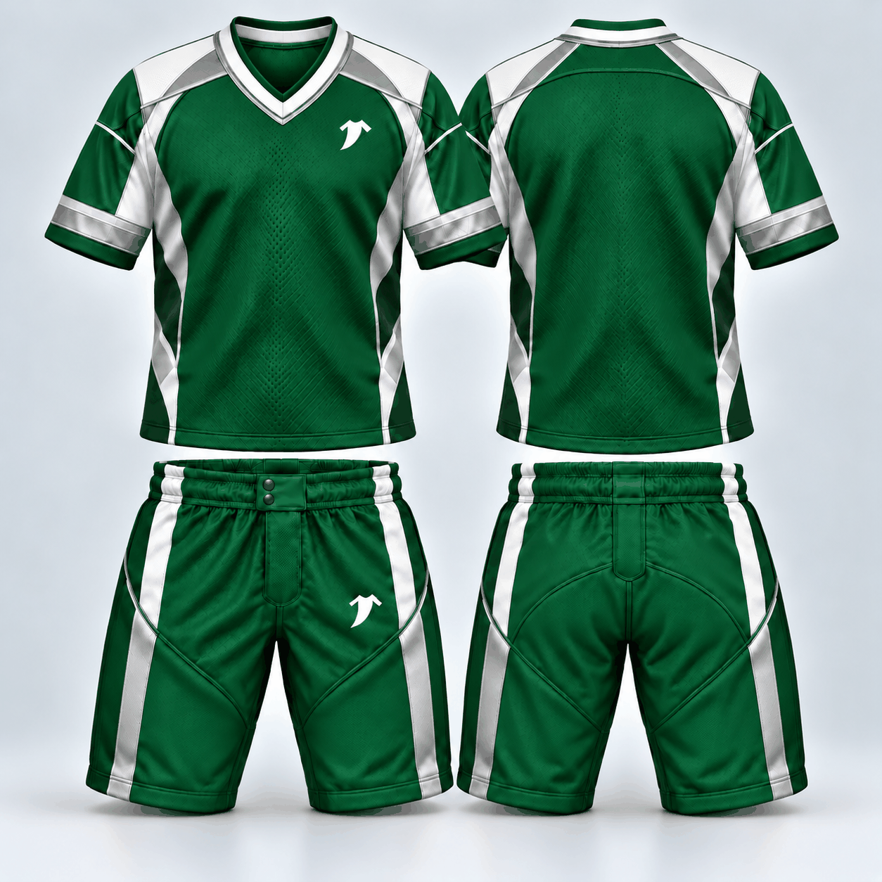 Premium purple and silver soccer Uniform - Image 2