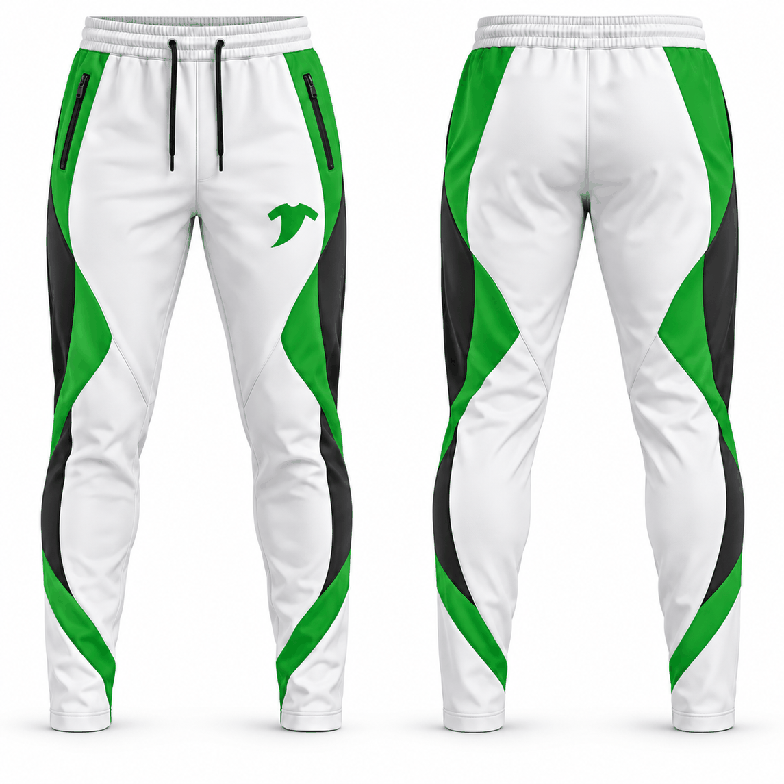 Orange charcoal athletic trouser - Image 4