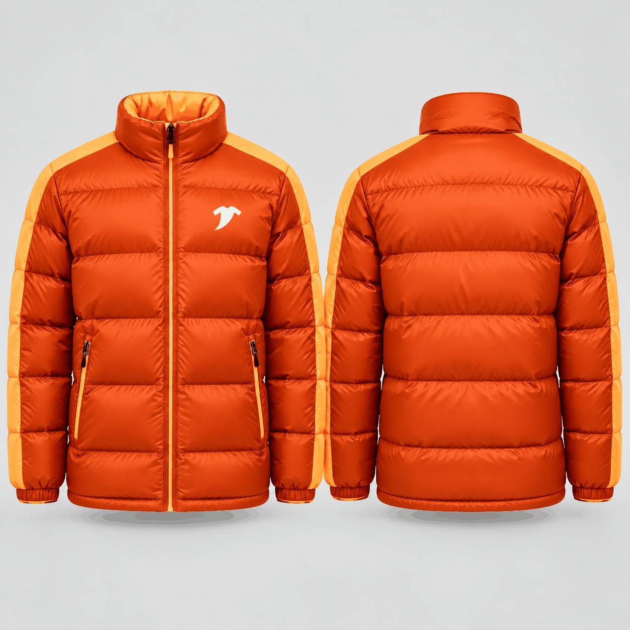Premium navy puffer jacket - Image 4