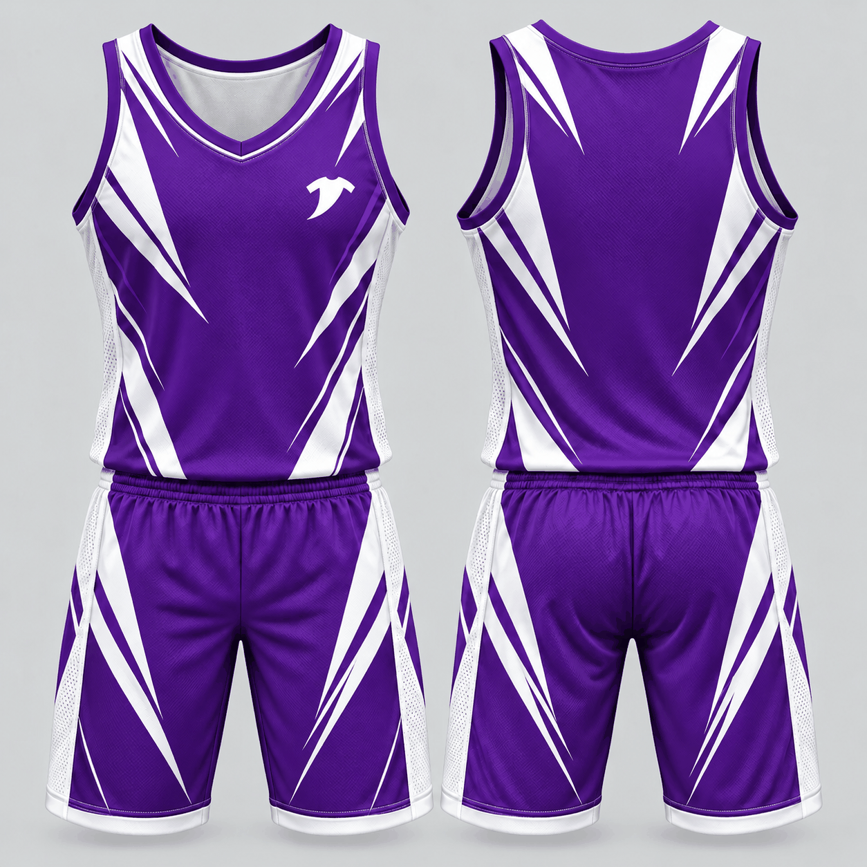 Maroon Basketball Uniform - Image 2