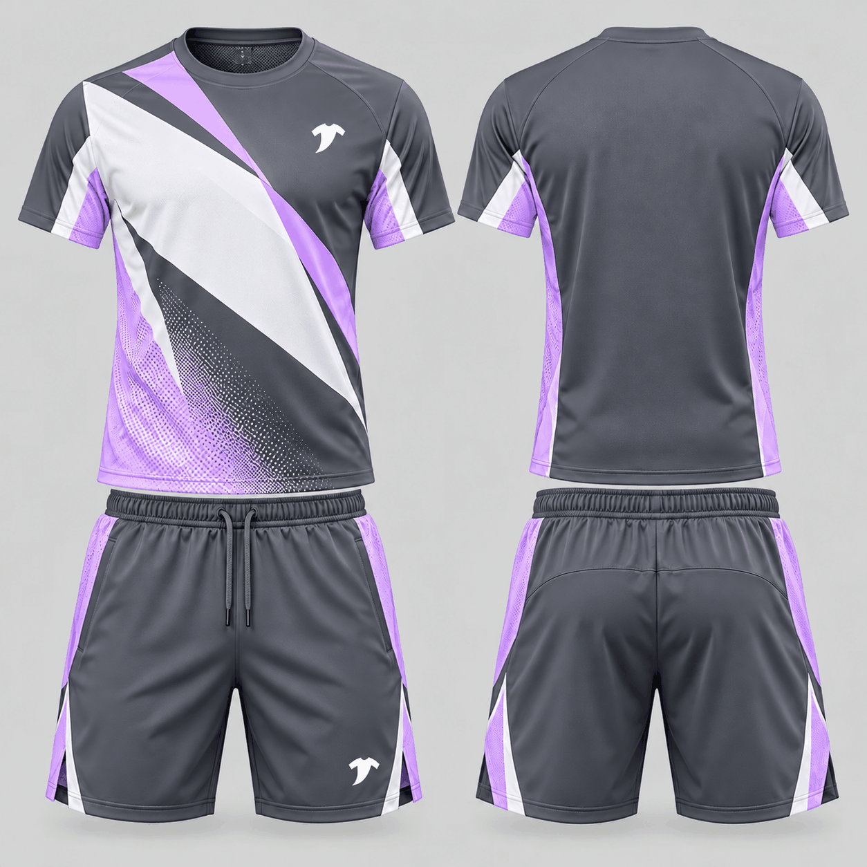 Slate gray tennis uniform - Image 3