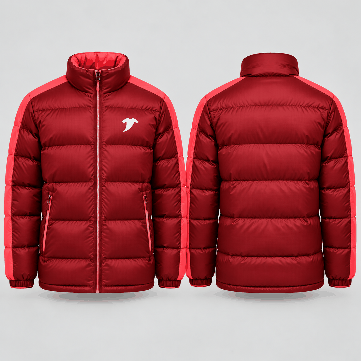 Premium navy puffer jacket - Image 5